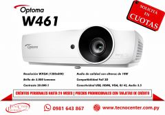 Proyector Optoma W461 WXGA 5000 Lúmenes